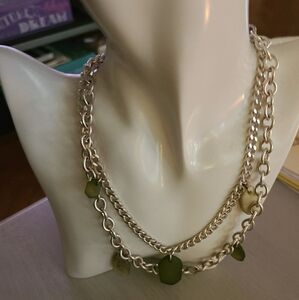 Silver neckpiece
